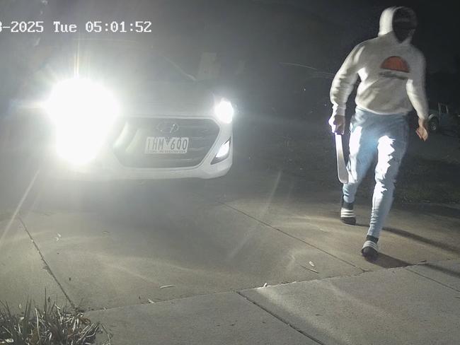 CCTV still of a home invasion in Black Rock. Picture: Supplied