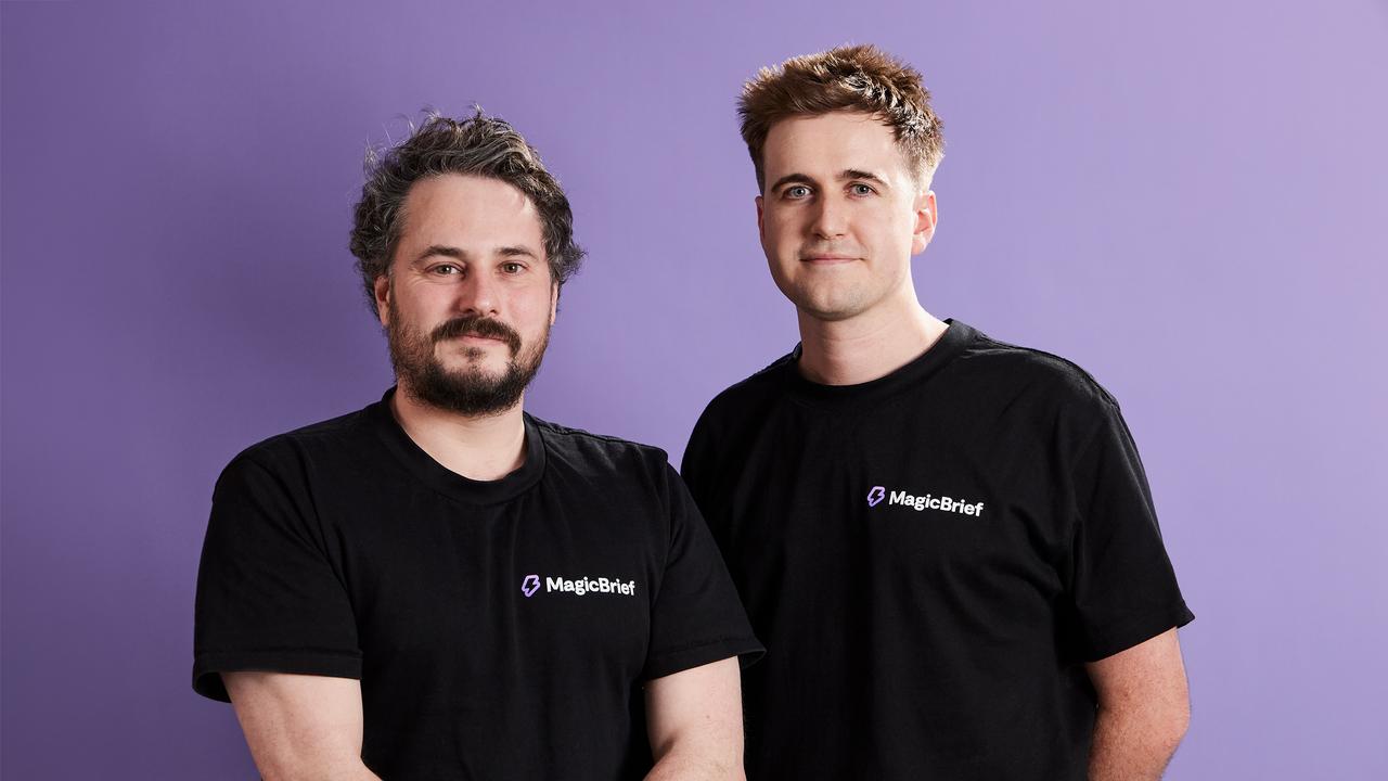 MagicBrief co-founders George Howes and Dan Nolan.