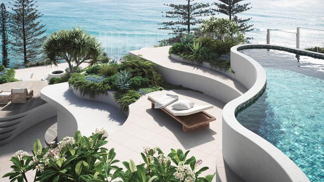 Artist impression of Glasshouse Burleigh Heads on Goodwin Tce, Picture: Spyre Group.