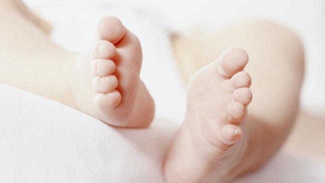 Baby feet. Children feet. stock image. Picture: ThinkStock