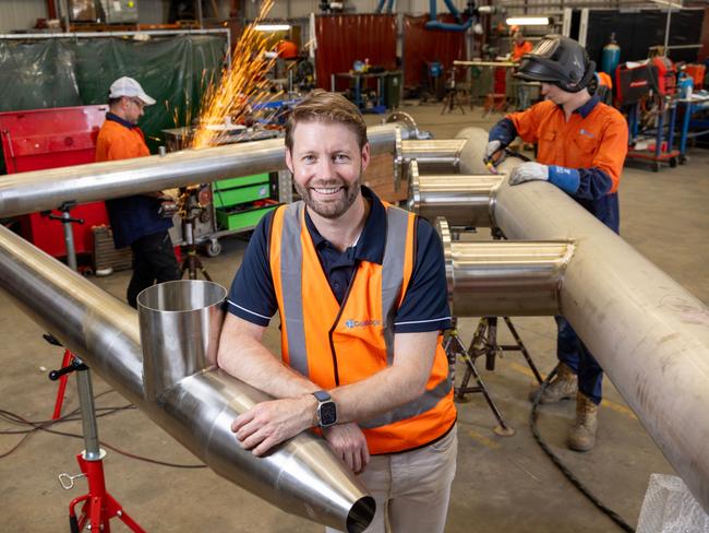 Cold Logic managing director Eddie Lane at the new Cold Logic headquarters in Wingfield. Picture: Kelly Barnes