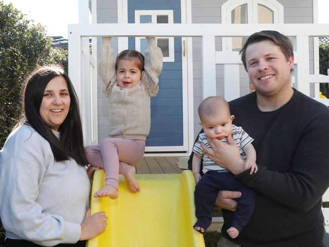 Parents Should Play With Their Kids moreCase Study. Rebekah and Henry Damen and their kids Matilda 3 and Mason 3 months. Wednesday, May 29. 2024. Picture: David Crosling