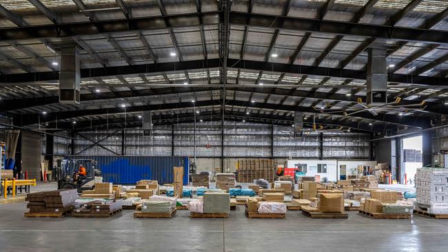 Border Force HQ finds illegal tobacco in shipping containers. Picture: Jake Nowakowski