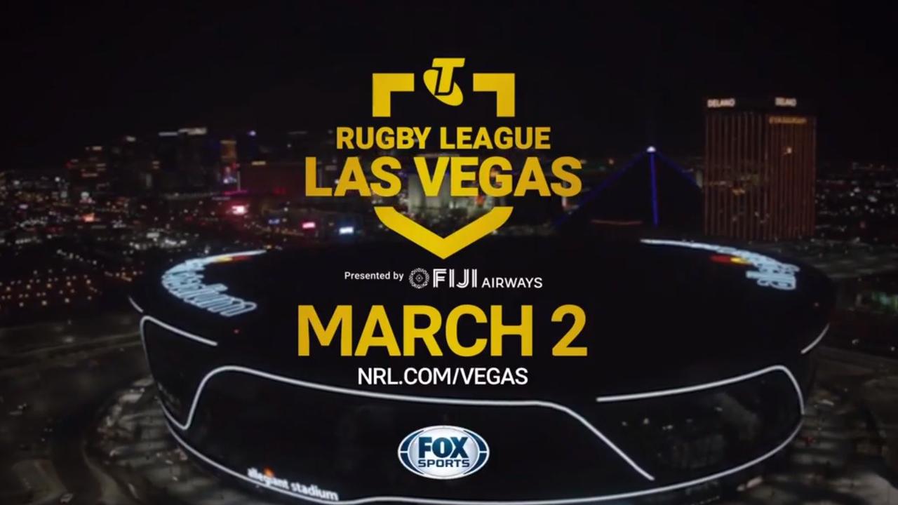 Rugby league is coming soon to Allegiant Stadium in Vegas.