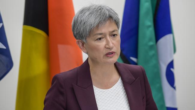 Foreign Minister Penny Wong has unpaused funds to aid victims in Gaza. Picture: NCA NewsWire/RoyVphotography