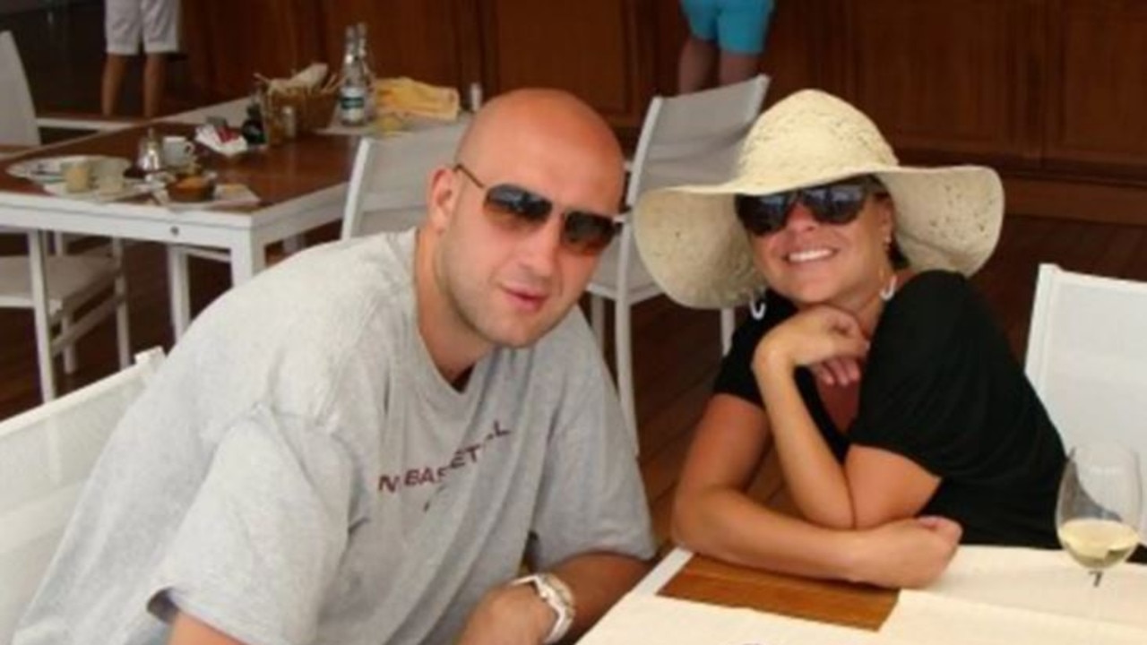 Cleveland Cavaliers legend Zydrunas Ilgauskas and his wife Jennifer Ilgauskas.