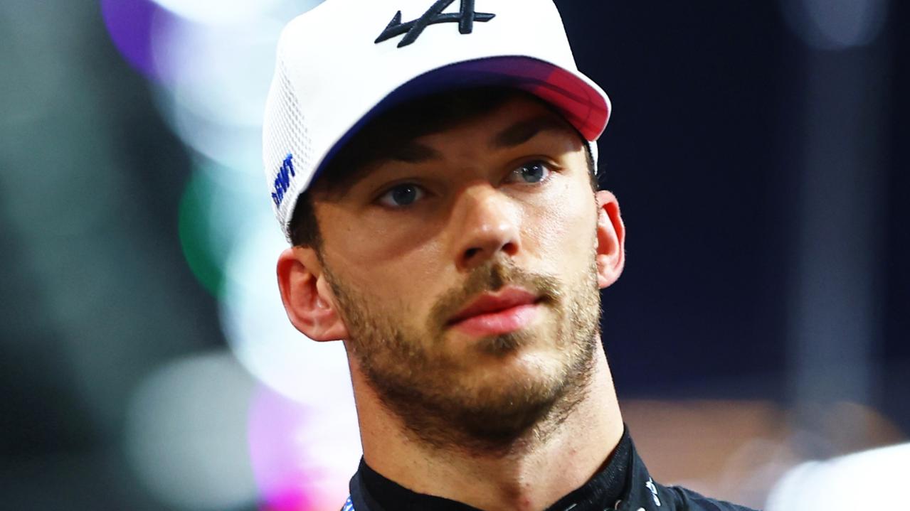 JEDDAH, SAUDI ARABIA - MARCH 08: 18th placed qualifier Pierre Gasly of France and Alpine F1 walks in the Pitlane during qualifying ahead of the F1 Grand Prix of Saudi Arabia at Jeddah Corniche Circuit on March 08, 2024 in Jeddah, Saudi Arabia. (Photo by Mark Thompson/Getty Images)