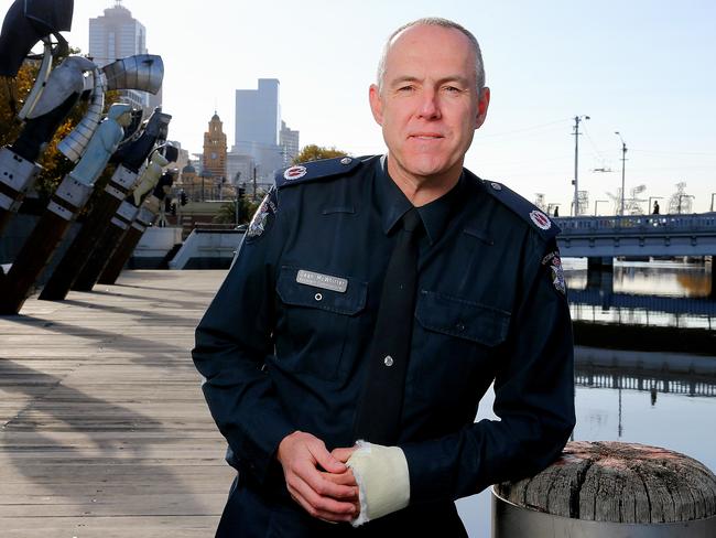 Victoria Police Assistant Commissioner Dean McWhirter has helped develop a package to educate the ­judiciary and prosecutors to bust common myths about rape and sex assault victims. Picture: Tim Carrafa