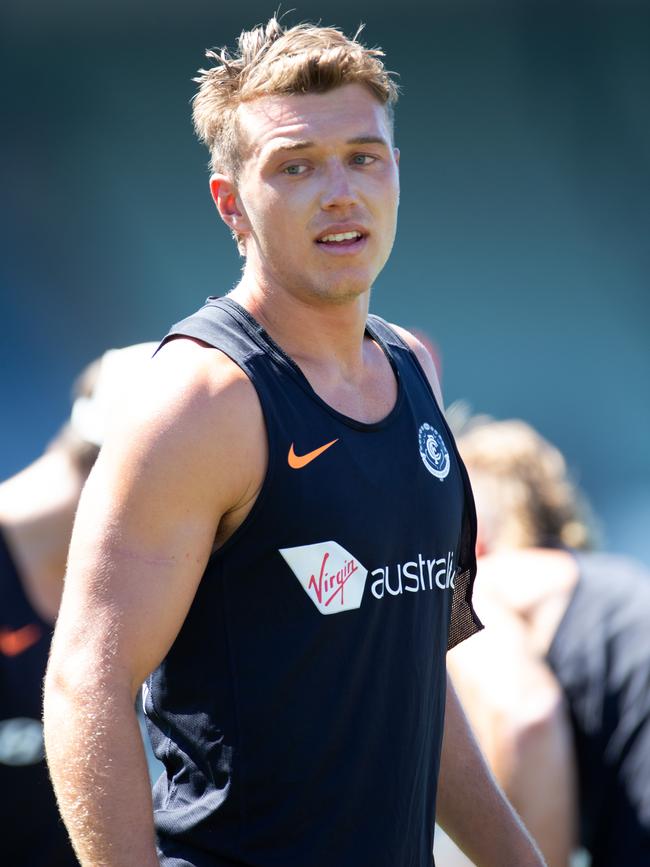 Can Patrick Cripps take his scoring to new heights in 2019? Picture: Sarah Matray