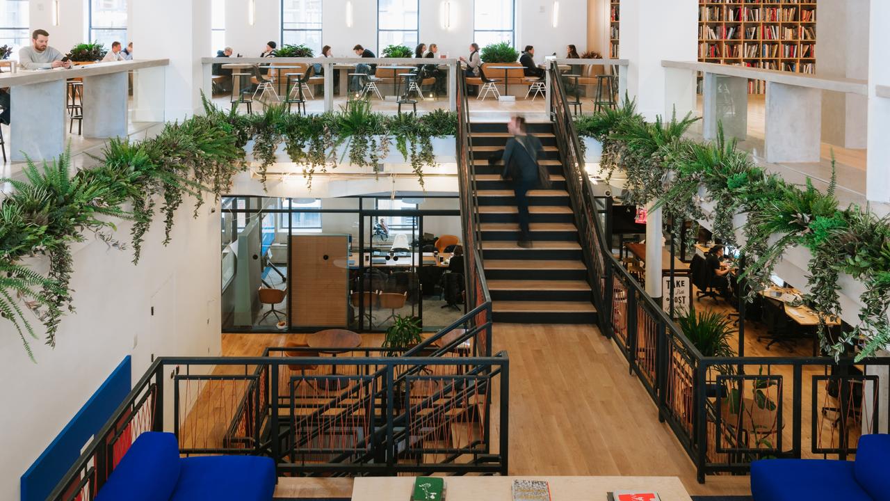 WeWork spaces are famously modern and bright.