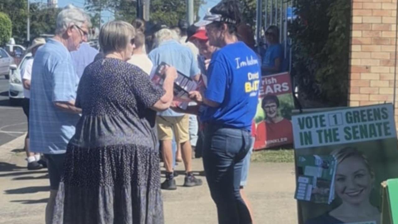 2025 federal elections: The line went out the door by midday at the Bundaberg pre-polling booth on April 29.