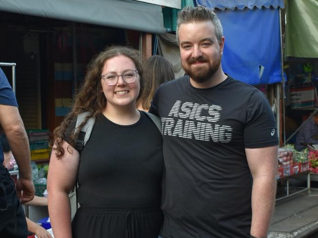 Imogen and Michael in Thailand on holiday.