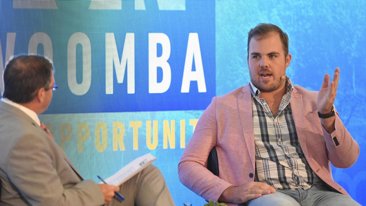 Olympian Matt Denny at the Future Toowoomba lunch at Wellcamp Airport, Friday, December 3, 2021. Picture: Kevin Farmer