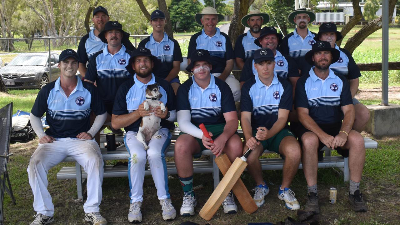 Midnight Runners with team mascot Tilly at Rockhampton Cricketâ€™s Country Carnival on January 25, 2025.