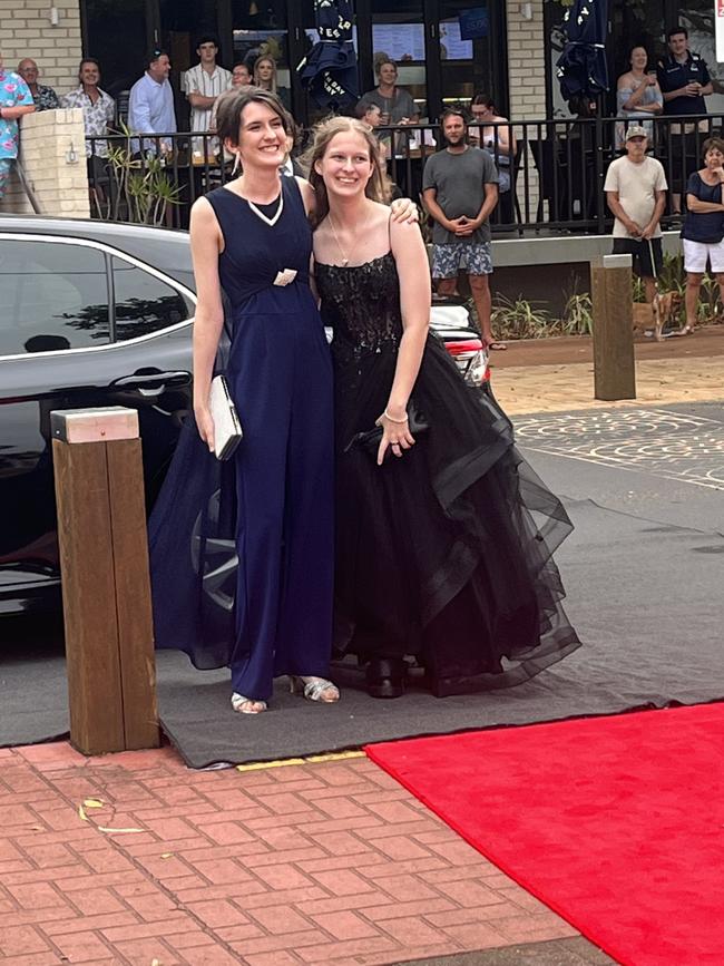 The students arrive at Urangan State High School's formal.