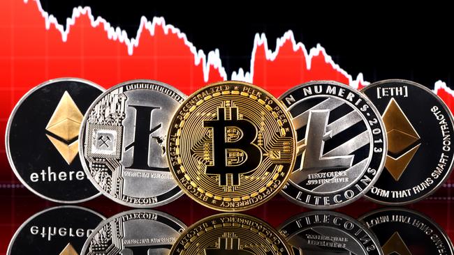 Cryptocurrency price has wildly fluctuated making declaring gains and losses difficult without accurate records. Picture: The Daily Telegraph