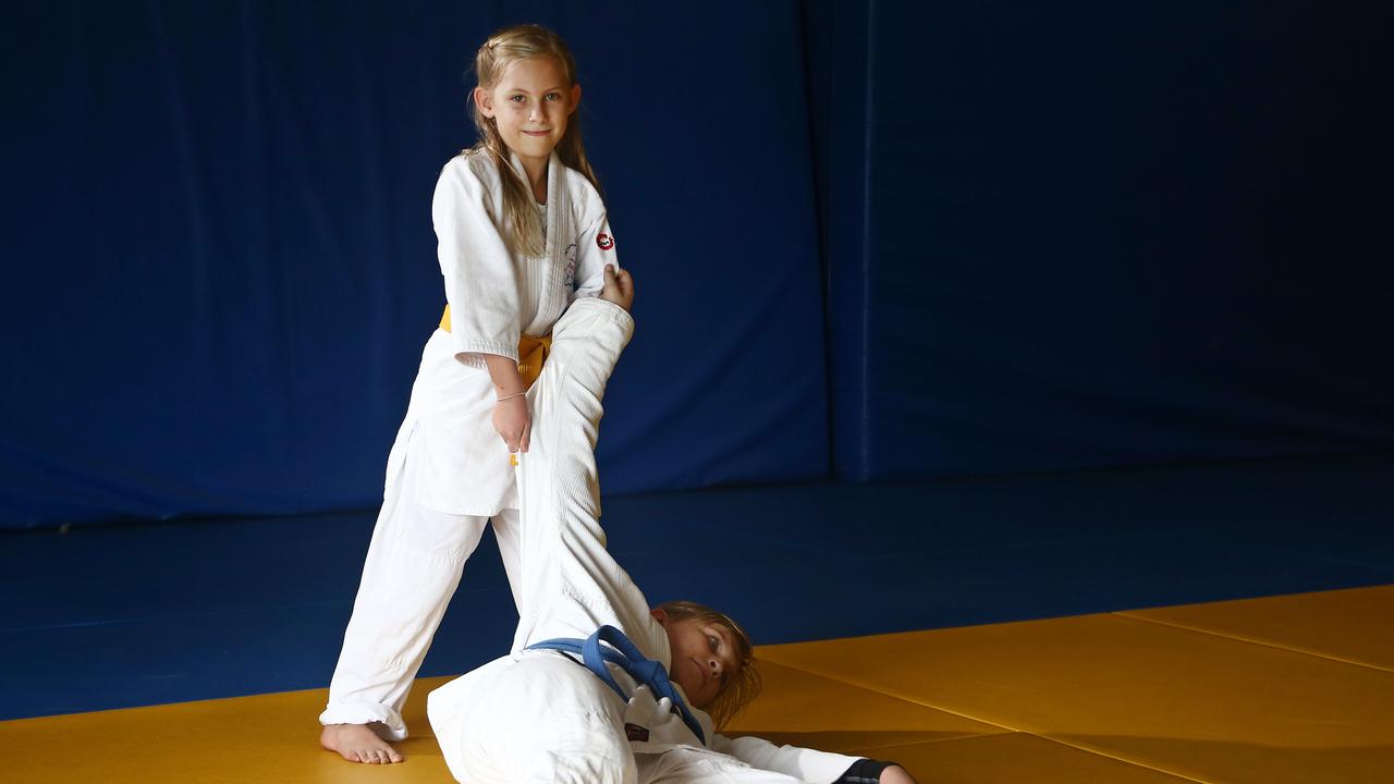 HIGH ACHIEVER: Cairns Southside Judo Club's Anneliese Ronlund, 9, won silver and bronze medals at the US Judo Winter Nationals Championship. Picture: BRENDAN RADKE