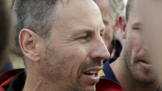 VAFA football: Old Brighton v Old Melburnians. Old Melbournians coach Nathan Brown. Picture: Valeriu Campan