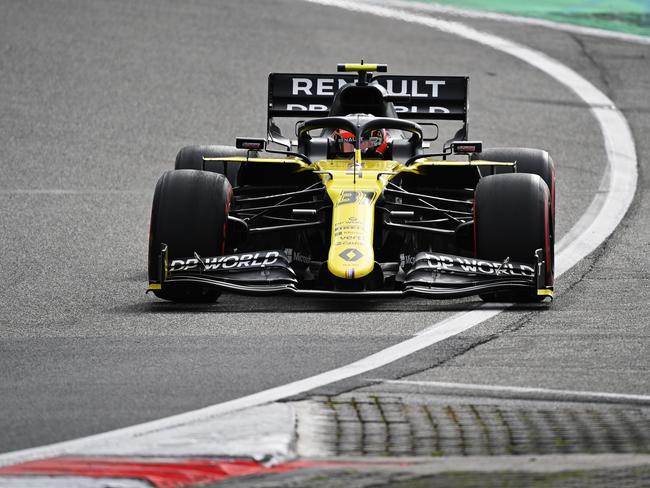 Esteban Ocon driving the Renault Sport Formula One Team RS20.