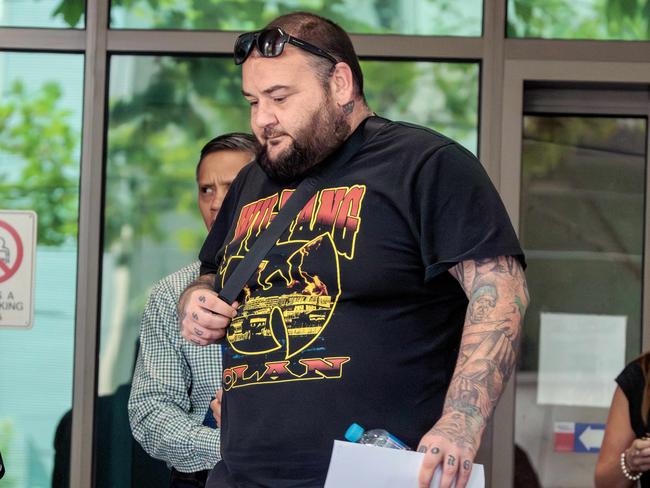 Kane Kovanovic outside Melbourne Magistrates court. Picture: NCA NewsWire / David Geraghty