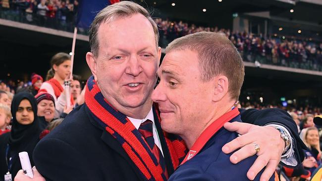 Former Melbourne president Glen Bartlett blasted Simon Goodwin and the Demons last season after a horror defeat to Port Adelaide. Picture: Quinn Rooney/Getty Images