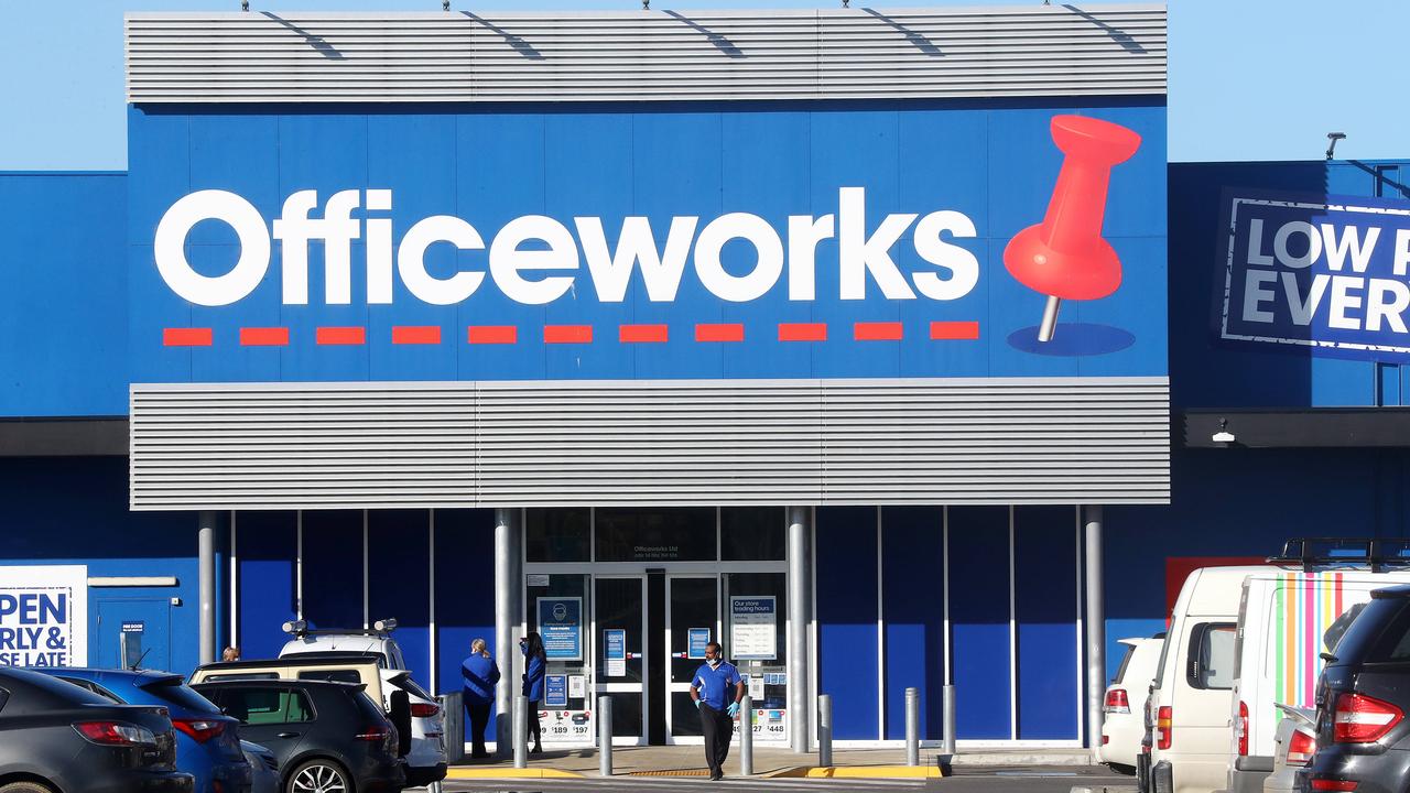 Officeworks owner Wesfarmers delivered a blockbuster full-year result. Picture: Alison Wynd