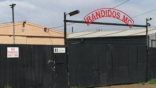 Bandidos bikie gang headquarters at Ballarat.