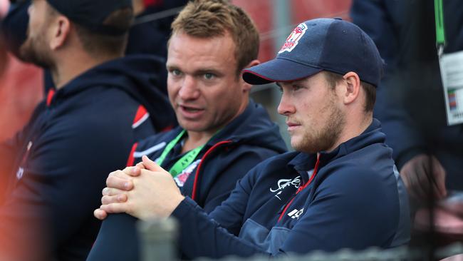 Jake Friend and Luke Keary are closing in on returns. Picture: Brett Costello