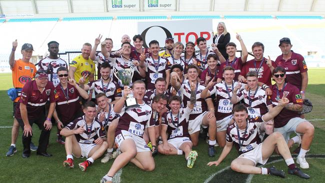 Gold Coast Rugby League Grand Finals held at CBUS Stadium at Robina. Under 20s Burleigh Vs Helensvale. Pic Mike Batterham