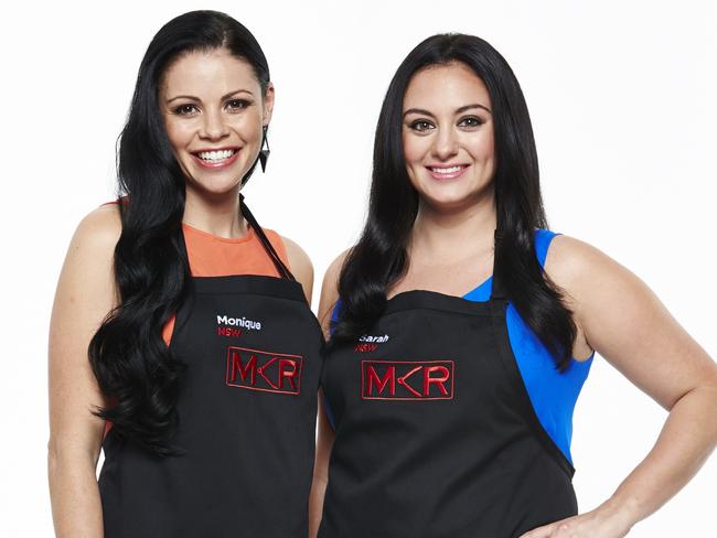 MKR contestants Senior Constable Monique Fitzgerald and Constable Sarah Moore.