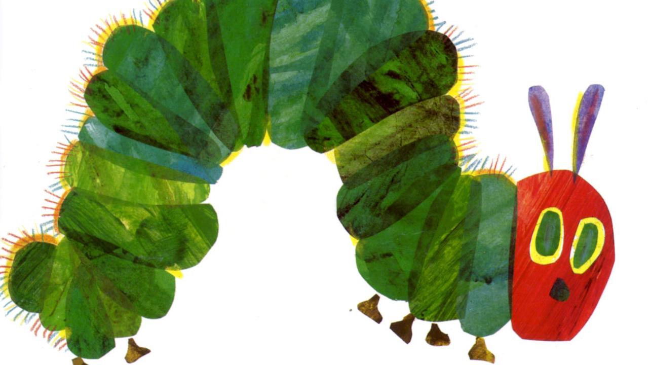 The beloved hungry caterpillar created by Eric Carle who died aged 91.