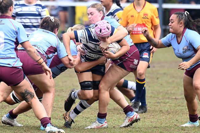 Premier women club rugby between Brothers and Norths Saturday May 25, 2024. Picture, John Gass