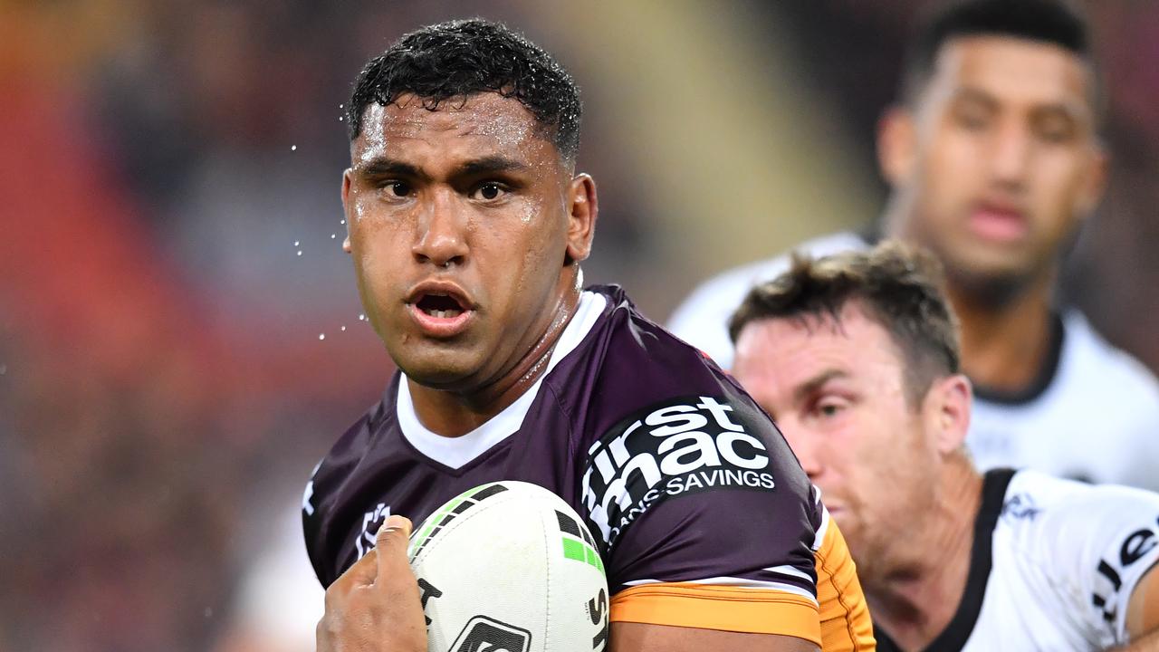 Tevita Pangai Junior will risk a five-week suspension to fight a crusher tackle charge. (AAP Image/Darren England)