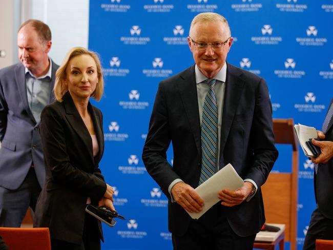 Governor Philip Lowe and the RBA is delivering a two-pronged attack on the Australian economy and its non-affluent consumers. Picture: Nikki Short/NCA NewsWire