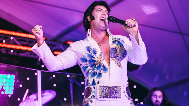 'Elvis' at the Cooly Rocks On 2021 festival on the Gold Coast. Picture: Bianca Holderness