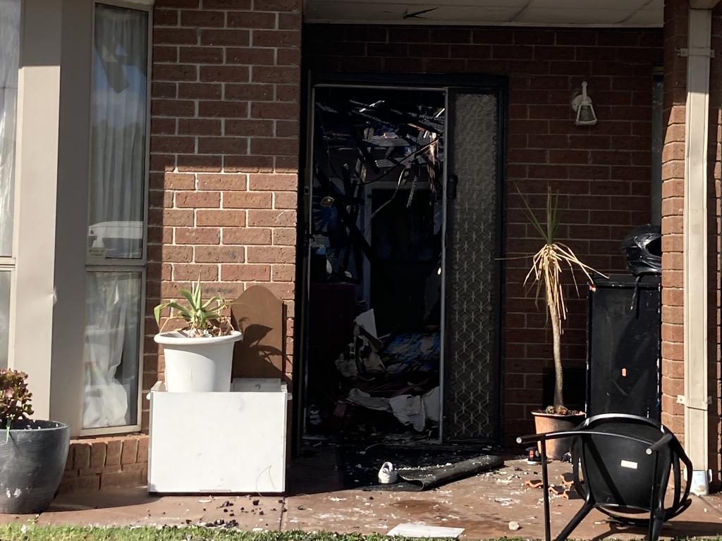 Two children were at home at the time of the attack. Picture: Angus McIntyre