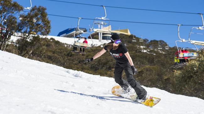 The carpark will be located next to Mt Buller’s Shakey Knees run. File picture: Supplied