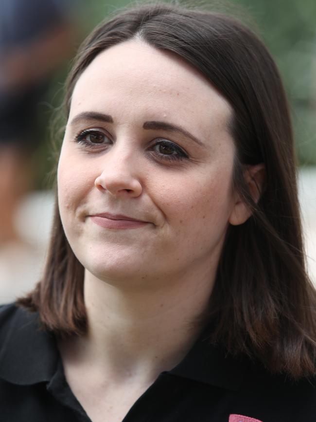 Drug ARM communications manager Alexandra Davis fdid not rule out pill testing in the future. Picture: Glenn Hampson.