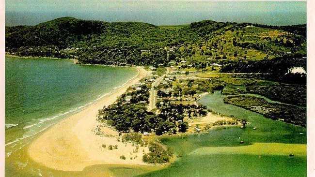 THE WAY IT WAS: View of Noosa Heads photographed around the time the Noosa News began back in 1968 when the rivermouth sat adjacent Noosa Woods some 800 metres south-east of its present position. For more nostalgia, see pages 6 and 7 and read local historian Colin Monks' story of Makepeace Island.