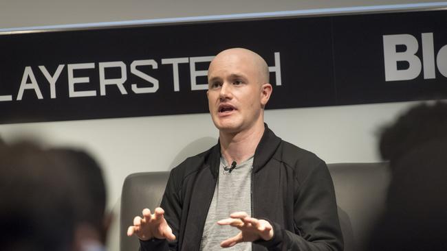 Brian Armstrong, co-founder and chief executive officer of Coinbase. Picture: Bloomberg