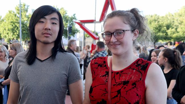 Sam Smith fans at the GLORIA the tour show at the Adelaide Entertainment Centre. Picture: Kelly Barnes