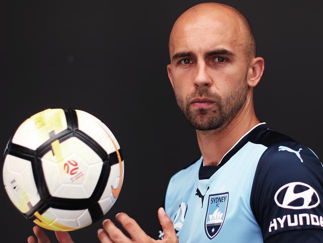Portrait  of Sydney FC Polish star Adrian Mierzejewski. Picture. Phil Hillyard