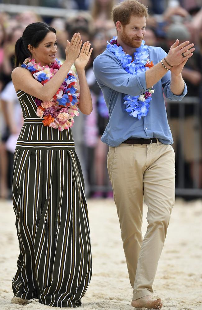 Prince Harry and Meghan’s royal tour of Australia - Day 4. Picture: Dominic Lipinski/Pool via AP