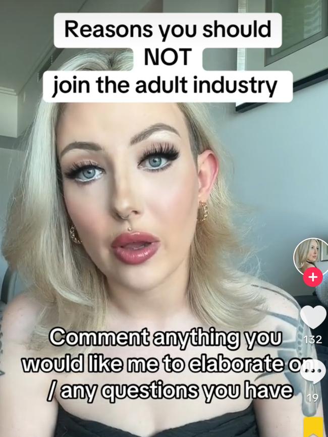 Ms Williams uploads educational content to the platform to help younger creators Picture: TikTok