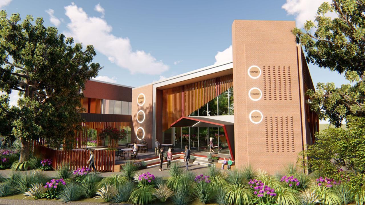 Concept art by Aspect Architecture for 122 Margaret Street in Toowoomba City, which will undergo a $4m redevelopment by FKG Group after it was bought for $10m from Clive Berghofer.