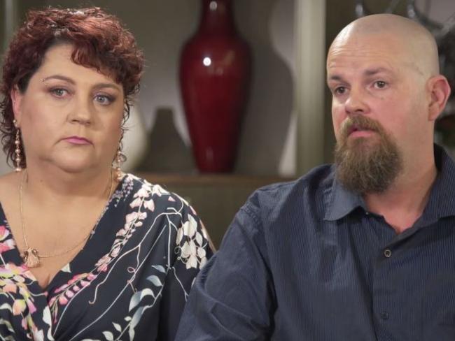 Parents Joanna and Brendan have struggled with their son Sam’s addiction too. Picture: Channel 9