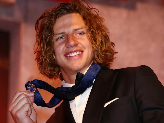 Nat Fyfe capped off a stellar year with the Brownlow Medal. Picture: Colleen Petch