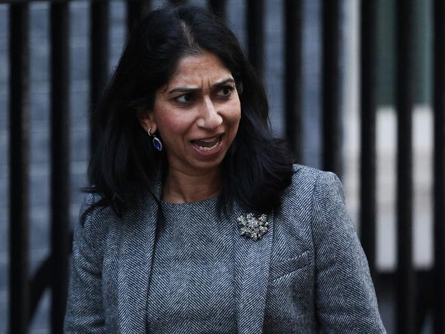 Britain's Home Secretary Suella Braverman gave a stunningly honest speech. Picture: AFP