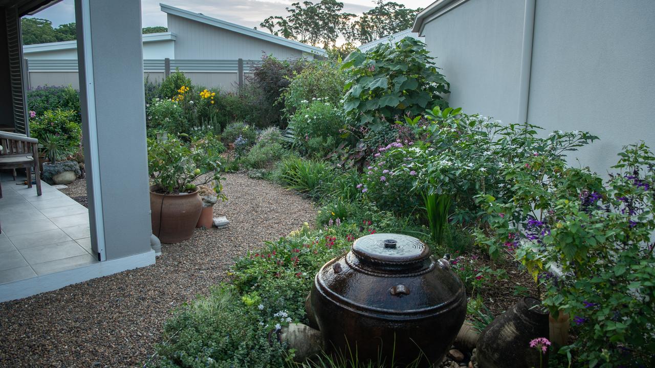 You wouldn’t think this garden was in a lifestyle/retirement village. Picture: Brad Fleet