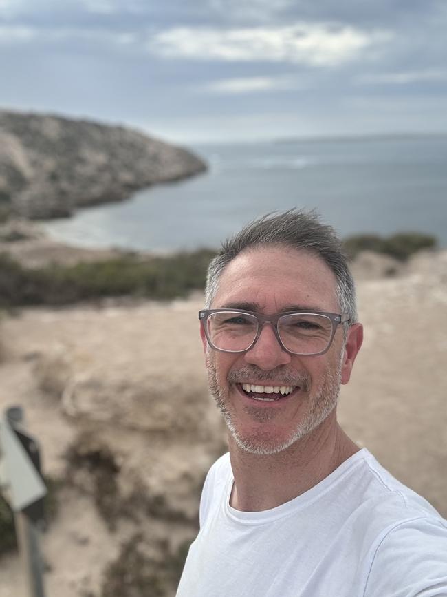 Surfer Troy Outtram was holidaying in Elliston when he witnessed Murray Adams getting attacked by a shark. Picture: Troy Outtram